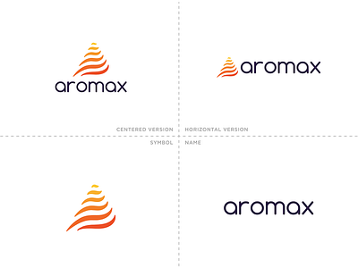 Aromax - Logo Versions brand branding cafe coffee design graphic graphicleo illustration logo logotipo typography venezuela