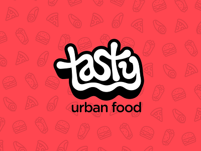 Tasty Urban Food bogota branding burger colombia delivery design fast food food graphic graphicleo illustration logo logotipo pizza typography venezuela