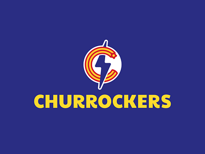 Churrockers brand branding chocolate churros churros design graphic graphicleo illustration logo logotipo sweet typography venezuela
