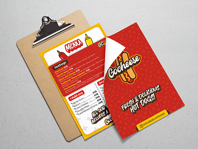 Menu Design Gocheese Hot Dogs