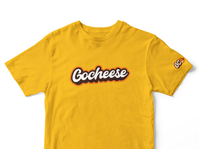 Gocheese T Shirt Design branding design fast food fast food logo graphic graphicleo hot dog hot dog logo hotdog illustration logo logotipo typography