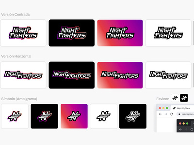 Night Fighters - Logo Variations #LogoWars