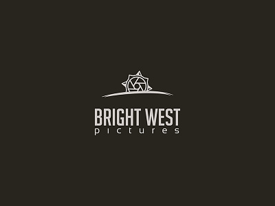 Bright West Pictures branding design graphic graphicleo illustration logo logotipo typography