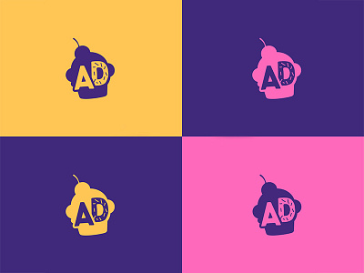 ArteDulces Symbol and its color variations branding design graphic graphicleo illustration logo logotipo typography venezuela