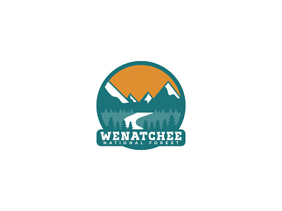 Day 25/30 of #ThirtyLogos badge branding design forest graphicdesign logo logomark logos mountain thirtylogos wenatchee wenatchee national forest