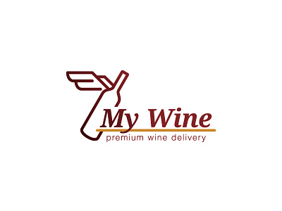 Day 26/30 of #ThirtyLogos branding design graphicdesign logo logomark logos my wine thirtylogos wine wine delivery
