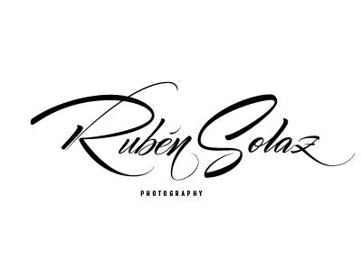 Ruben Solaz vip calligraphy logo