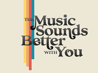Music font logo type typography