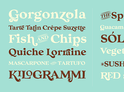 Nostalgia Font branding font type typography
