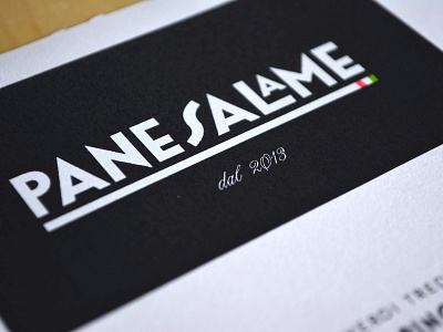 Pane Salame logo typeface
