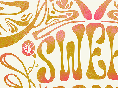 Sweet Jane illustration lettering liberty the velvet underground