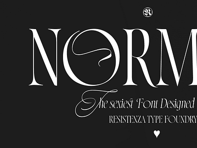 Norman Font brush calligraphy design font lettering logo script type typography writing