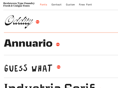 New Font Store