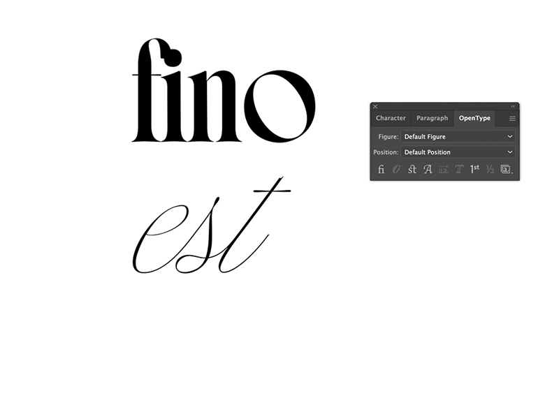 Opentype Features brush calligraphy design font illustration lettering ligature logo opentype script type typography