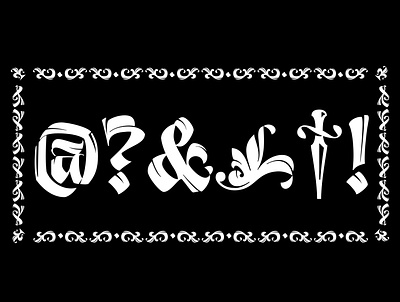 More Glyphs brush calligraphy design font illustration lettering logo script type typography