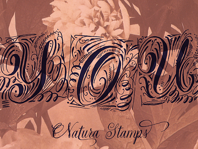 YOU - Natura Stamps initials natura script type