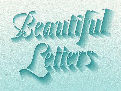Beautiful Letters epica script type wip