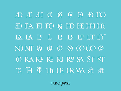 Turquoise - Special Ligatures