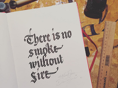 There is no smoke without fire
