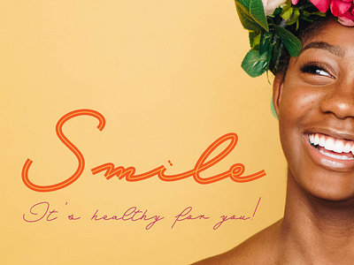 Smile! mina monoline script smile type