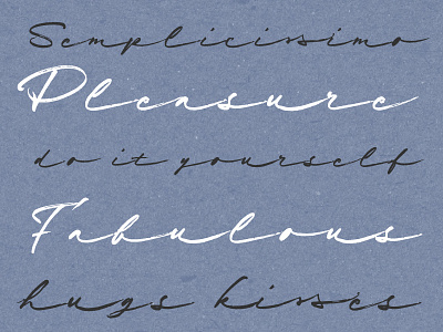 Specimen - Shabby Chic longconnection script shabby writing