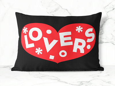 Dolcissimo Pillow font illustration logo love lover pillow type