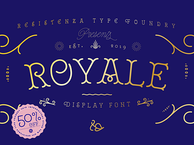 Royale 35 calligraphy font illustration lettering logo royale type typography