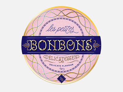 Royale Font - BONBONS candies design font label label design lettering package design packaging type typography