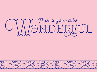 Wonderful design font quaderno royale script type typography