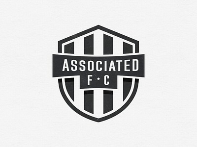 Associated FC Crest badge crest design football logo soccer studio