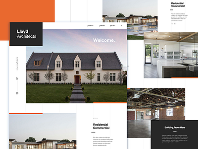 Architecture Website architecture layout typography ui ux website