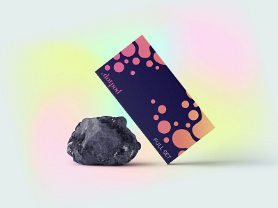 Dotpod full set package bubbles colorful dots gradient juul minimal package package design packaging packaging design pods set vivid