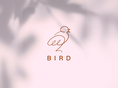 Bird logo bird bird icon bird logo elegant fashion line linear logo lineart logo logodesign logotype minimalism one line one line logo shadow simple