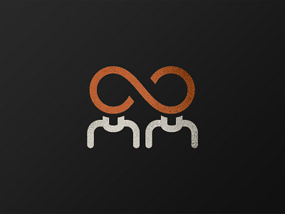 infinity communication icon infinity love mark people relationship rosegold simple texture thinking