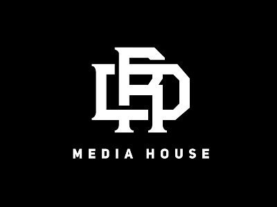 RD Media House art branding design flat icon illustrator lettering logo minimal vector