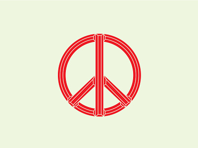 Peaceful Curbs art design flat fun illustration illustrator logo minimal peace peaceful skateboarding vector