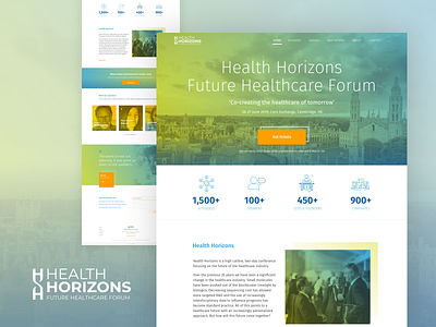 Health Horizons branding design digital logo ui uidesign ux uxdesign web
