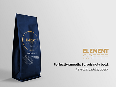 Element Coffee - Branding Concept branding coffee bag concept design graphic logo