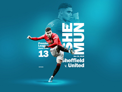 #SHEMUN composition gradient graphicdesign layout manchesterunited manipulation sport