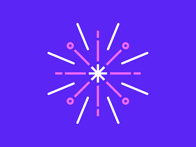 Firework app branding design geometric graphic design icon iconography illustration logo minimal vector