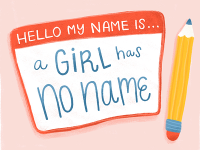 A Girl Has No Name childrensillustration game of thrones illustration lettering