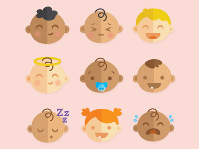 Baby Emojis animation childrens illustration illustration baby emoji