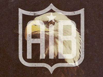 American Imagery Bank aib american eagle lockup logo patriotic