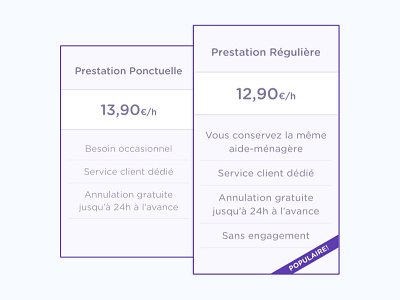 French pricing tiers