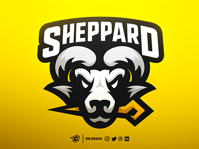 Ram / Sheep Mascot Logo brand branding drcrack esport esports gaming logo mascot mascot logo