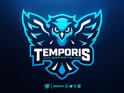 Owl Mascot Logo brand branding drcrack esport esports gaming logo mascot mascot logo owl