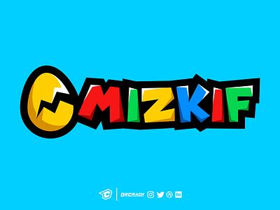 Mizkif Concept Logo branding drcrack egg gaming logo mario mascot logo mizkif streamer twitch wordmark