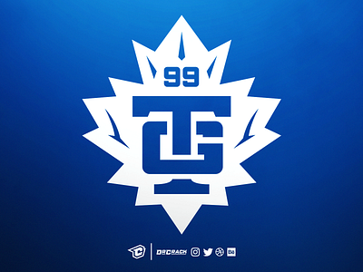 Maple leaf + TG logo brand drcrack gaming leaf leafs logo logotype maple maple leaf