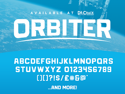 Orbiter Font drcrack font font design orbiter text typefont typography