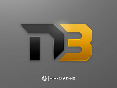 Team Nobu Logo brand dr.crack drcrack esports gaming logo logotype nb typography